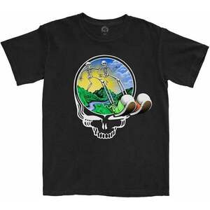 Grateful Dead Ing Skeles Stepping Unisex Black XL kép