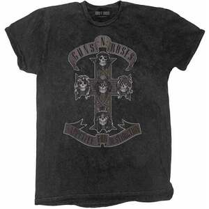 Guns N' Roses Ing Monochrome Cross Unisex Dip-Dye on Black XL kép