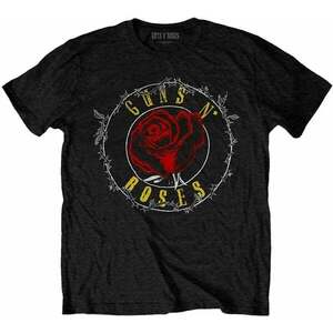 Guns N' Roses Ing Rose Circle Paradise City Unisex Black M kép