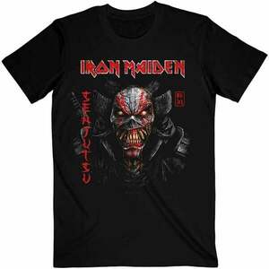 Iron Maiden Ing Senjutsu Black Cover Vertical Logo Unisex Black XL kép