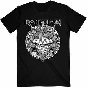 Iron Maiden Ing Senjutsu Samurai Graphic White Unisex Black 2XL kép