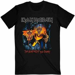 Iron Maiden Ing Number Of The Beast Eddie Panel Burst Unisex Black 2XL kép