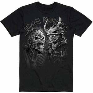 Iron Maiden Ing Senjutsu Large Grayscale Heads Unisex Black L kép