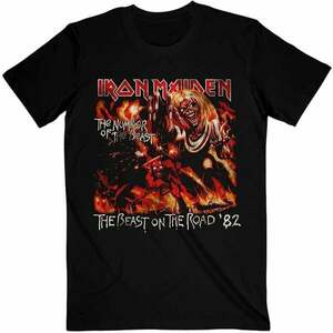 Iron Maiden Ing Number Of The Beast The Beast On The Road Vintage Unisex Black 2XL kép