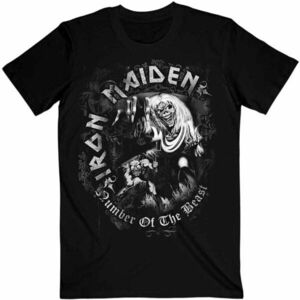 Iron Maiden Ing Number Of The Beast Grey Tone Unisex Black L kép