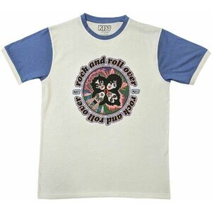 Kiss Ing Rock and Roll Over Unisex Purple & White L kép