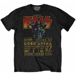 Kiss Ing Cobo Arena '76 Unisex Black M kép