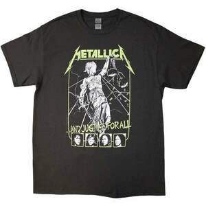 Metallica Ing Justice Faces Unisex Charcoal Grey 2XL kép