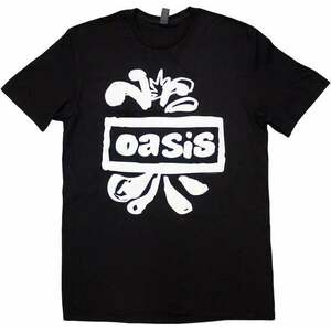 Oasis Ing Logo Splat Unisex Black 2XL kép