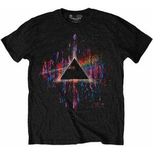 Pink Floyd Ing Dark Side of the Moon Pink Splatter Unisex Black 2XL kép