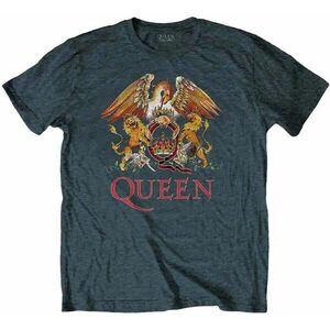 Queen Ing Classic Crest Unisex Heather Blue XL kép