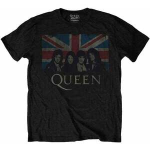 Queen Ing Vintage Union Jack Unisex Black 2XL kép