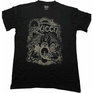 Queen Ing Ornate Crest Unisex Black 2XL kép