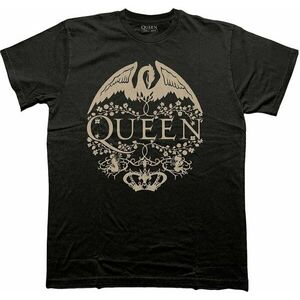 Queen Ing Floral Crest Mono Unisex Black S kép