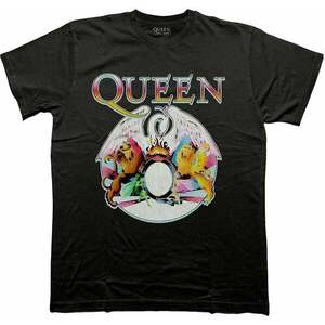 Queen Ing Multi Colour Crest Unisex Black 2XL kép