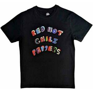 Red Hot Chili Peppers Ing Colourful Letters Unisex Black L kép