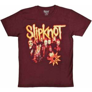 Slipknot Ing The End So Far Group Photo Tribal S Nonogram Unisex Maroon Red 2XL kép