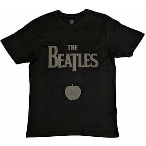 The Beatles Ing Drop T Logo & Apple Unisex Black 2XL kép