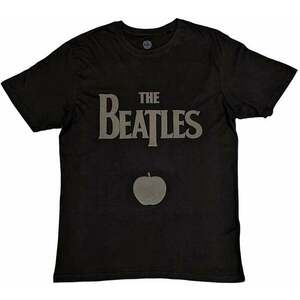 The Beatles Ing Drop T Logo & Apple Unisex Black L kép