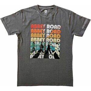 The Beatles Ing Abbey Stacked Unisex Charcoal Grey XL kép