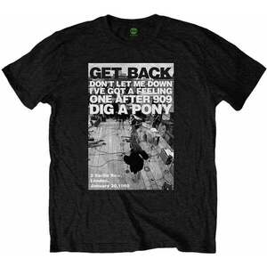 The Beatles Ing Rooftop Shot Unisex Black 2XL kép