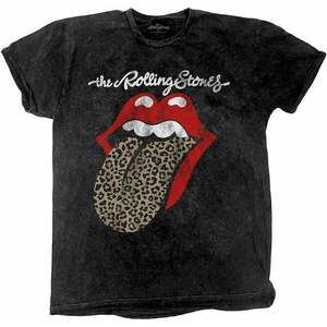 The Rolling Stones Ing Leopard Tongue Unisex Black XL kép