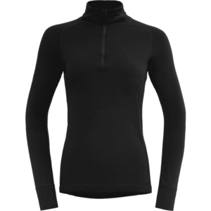 Devold Duo Active Merino 205 Zip Neck Woman Black XS Termikus fehérnemű kép