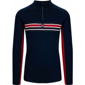 Dale of Norway Aksla Mens Half Zip Baselayer Navy/Red/Off White S Pulóver kép