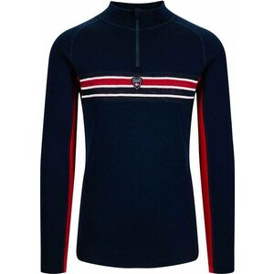 Dale of Norway Aksla Mens Half Zip Baselayer Navy/Red/Off White L Pulóver kép