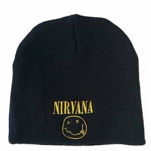 Nirvana Sapka Face Logo Black kép