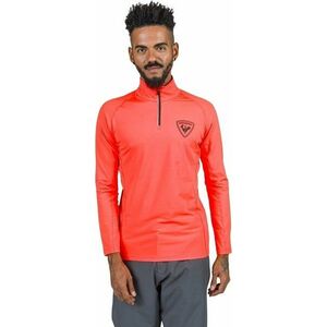 Rossignol New Hero Classique Half Zip Baselayer Neon Red L Kapucnis felső kép