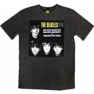 The Beatles Ing VJ Secret Sleeve Stone Wash Unisex Charcoal Grey XL kép