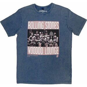 The Rolling Stones Ing Voodoo Skulls Stone Wash Unisex Denim Blue S kép