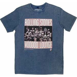 The Rolling Stones Ing Voodoo Skulls Stone Wash Unisex Denim Blue M kép