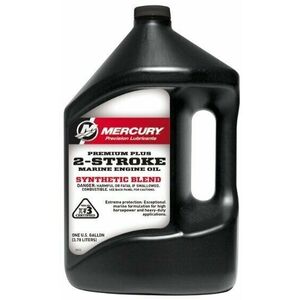 Mercury Premium Plus 2-Stroke Marine Engine Oil Synthetic Blend 4 L 2 ütemű csónakmotor olaj kép