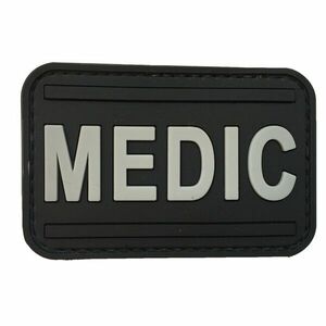 WARAGOD FELVARRÓ Medic PVC Patch Black and Grey kép