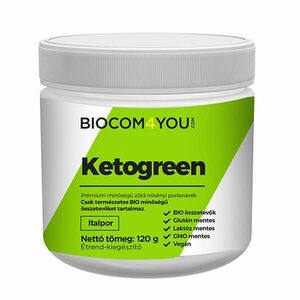 KetoGreen növényi por tégelyes, 120 g - Biocom kép