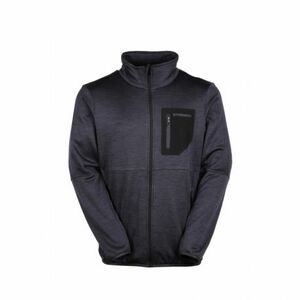 Férfi túra polár pulóver cipzárral FUNDANGO JEFFERSON Fleece Jacket-891-black heather kép