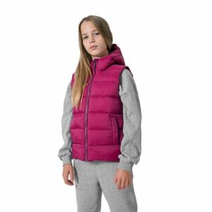 Lány mellény 4F JUNIOR GIRLS JACKET JKUDP002-53S-DARK PINK kép