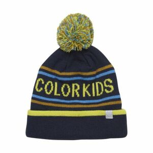 Junior téli sapka COLOR KIDS Hat logo CK, sulphur spring kép