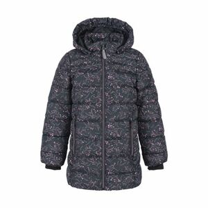 Lány sídzseki COLOR KIDS jacket quilted, AOP, AF 8.000, phantom kép