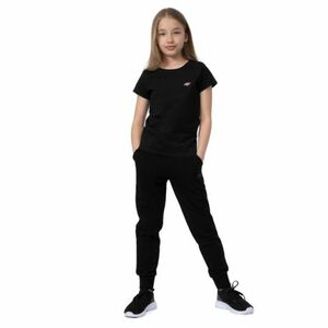 Lányok melegítőnadrágja 4F JUNIOR TROUSERS CAS F130-20S-DEEP BLACK kép