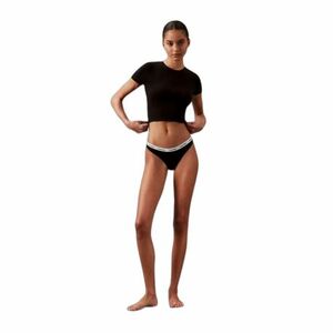 Női bugyi CALVIN KLEIN THONG (LOW-RISE)-BLACK kép