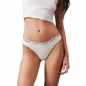 Női bugyi CALVIN KLEIN THONG (LOW-RISE)-WHITE kép