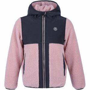 Cipzáros, gyapjú lány pulóver COLOR KIDS Teddy fleece jacket, zephyr kép