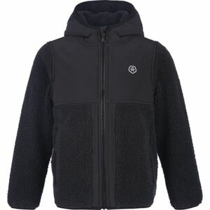 Fiú gyapjú pulóver cipzárral COLOR KIDS Teddy fleece jacket, phantom kép