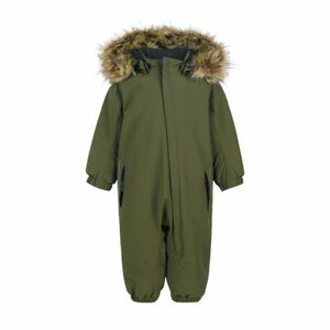 Fiú téli overál COLOR KIDS Coverall w.fake fur, AF 20.000, dark olive 740620.9526 kép