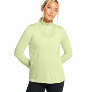 Női futópulóver 1 2 cipzárral UNDER ARMOUR Tech 1 2 Zip- Twist-GRN kép