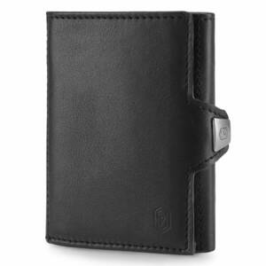 Slimpuro TRYO Slim Wallet 5 kártya zsebbel az érmék számára, 9, 2 x 2, 2 x 7, 5 cm (SZ x M x H), RFID védelemmel kép