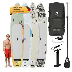 Capital Sports Kipu Allrounder 365, felfújható paddleboard, SUP board Szett, cruiser kép